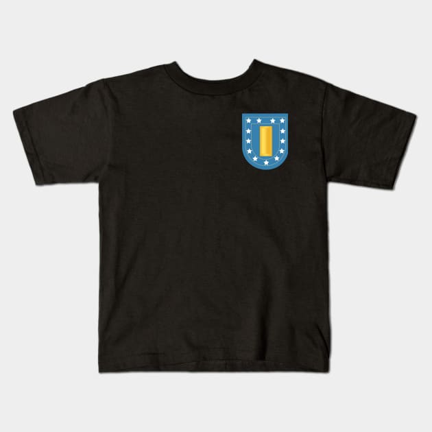 POCKET - Army - 2nd Lieutenant Flash w Rank wo Txt Kids T-Shirt by twix123844